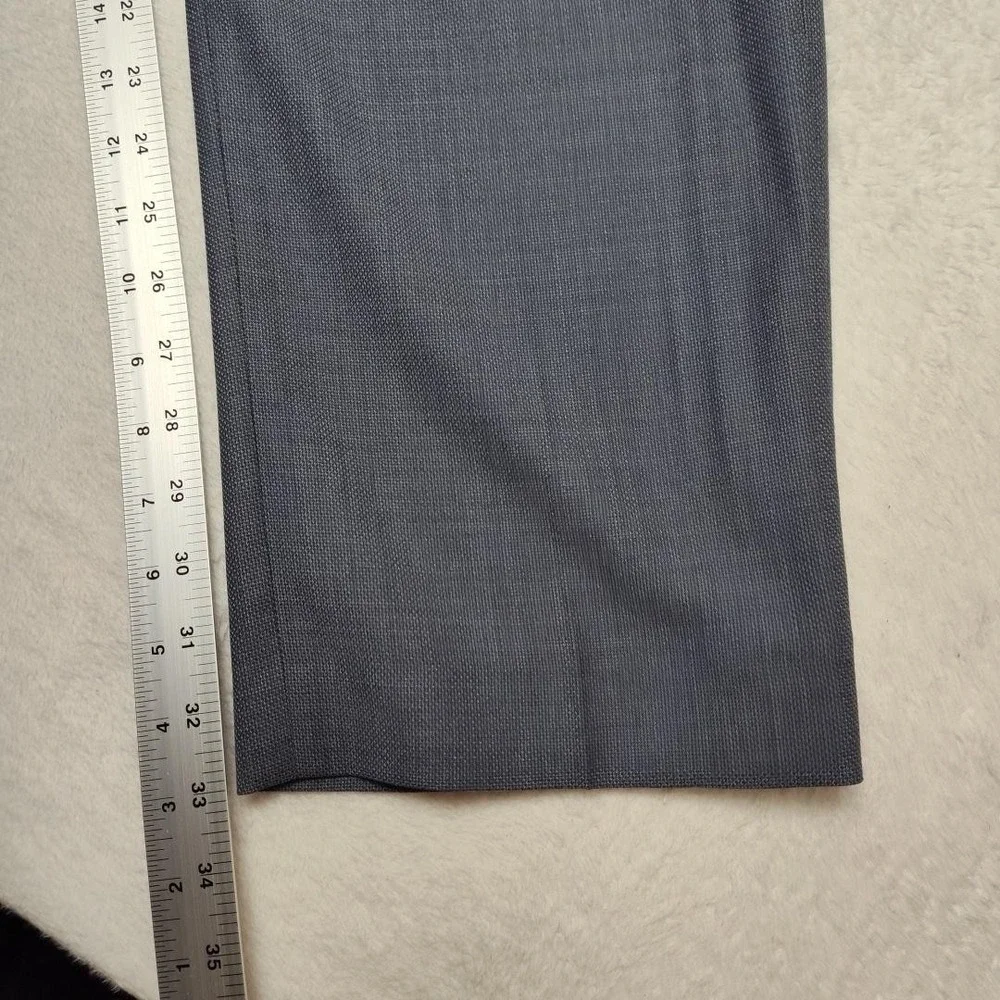 Banana Republic Pants Mens 35x34 Gray Modern Slim Marzotto Wool Business Suit